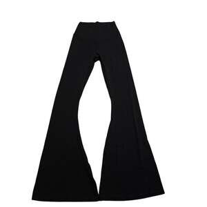 Elegant Black Flared Leggings